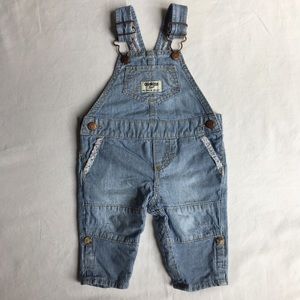 OshKosh overalls size 6 months baby girls striped